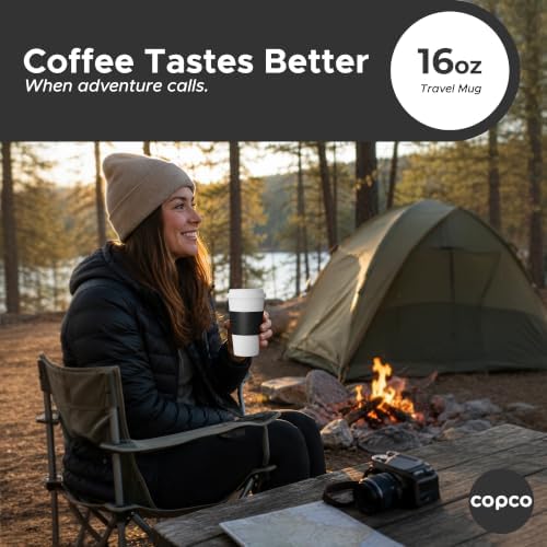 Copco Acadia Travel Mug - Black, 16 Oz - Image 7