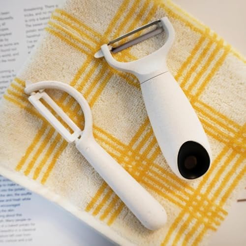 Beille 7pc Wheat Straw Complete Kitchen Utensils Set, Cream - Image 6