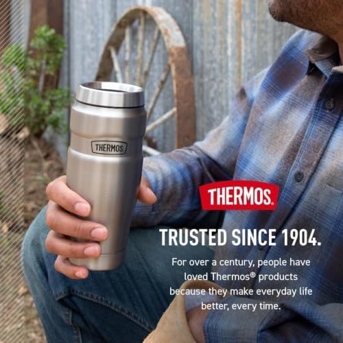THERMOS Stainless King Stainless Steel Tumbler, 16oz, Matte Light Blue - Image 7