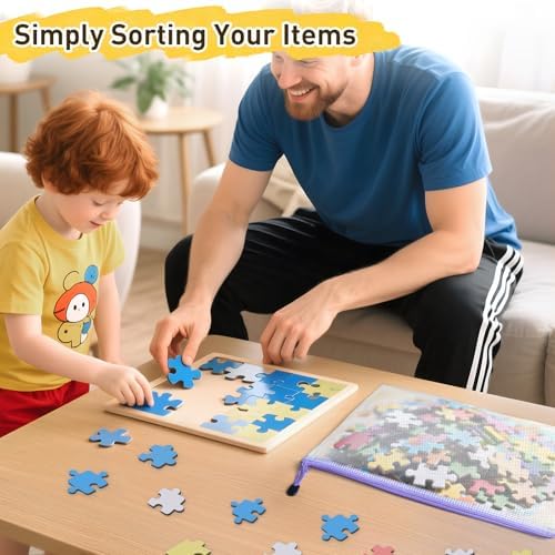 56pcs Mesh Zipper Pouch Bags, 8 Sizes Zippered Storage Bags for Organizing - Image 7