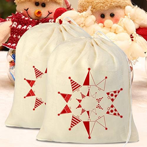 Tayfremn 100pcs Cotton Drawstring Bags, Reusable Muslin Bag Natural Cotton Bags with Drawstring Produce Bags Bulk Gift Bag Jewelry Pouch for Party Home Storage Wedding(6 by 7.9 inches) - Image 7
