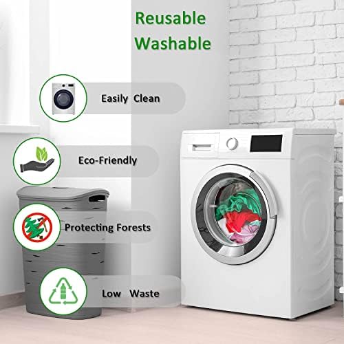 Reusable Grocery Bags, 6 Pack 50Lbs Foldable Fashion Washable Shopping Bags, Large Boho Tote Bags For Groceries, Bulk Market Cloth Storage Bags, Utility Aesthetic Personalized Gifts For Women - Image 6