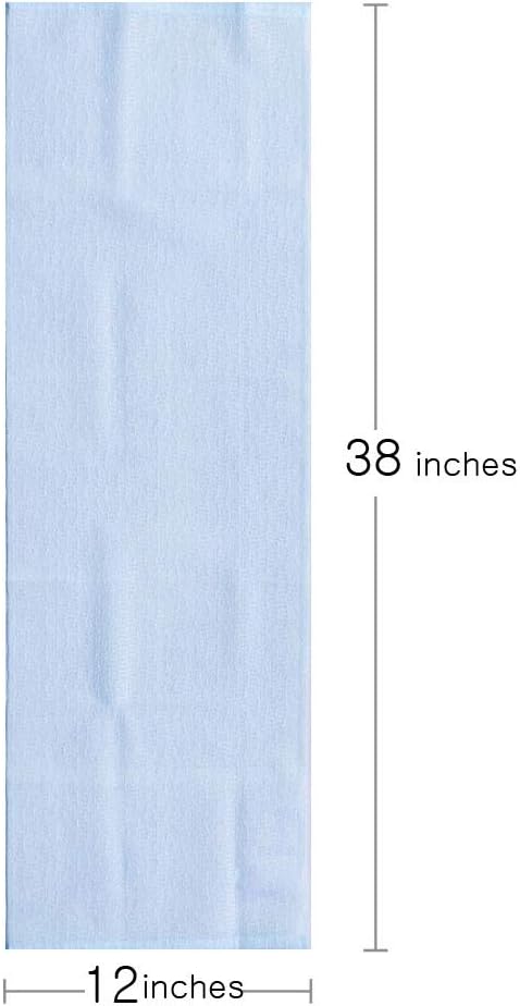 Premium Exfoliating Washcloth Towel(Blue) Korean Loofah Bath Sponge Long Back Scrubber African Bath Sponge African Long Net for Shower/It Becomes Softer as You use.by NOPIGO