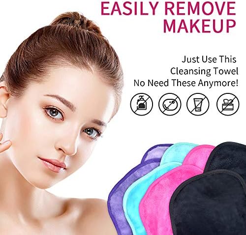 UWEME Makeup Remover Cloths 4 Pack: Reusable and Fast Dry Face Wash Cloth - Image 7