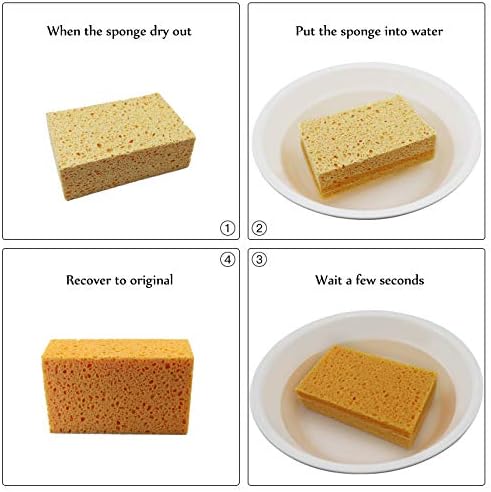 1 PCS x JK SP-T50 Large Sponge, Cleaning Sponges, Boat Bail Sponge, Handy Sponges, Cellulose Sponges, Natural Sponges, Commercial Sponges, Car Washing Sponge, Eco Friendly Sponge (6.5" x 4.0" x 2.0") - Image 5