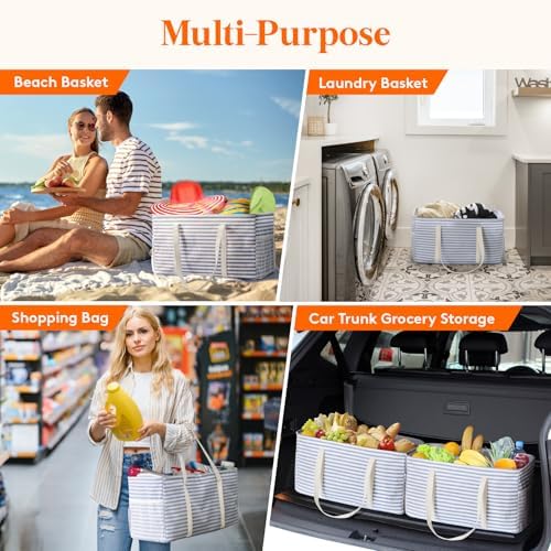 Lifewit Large Tote bag, Reusable Shopping Grocery Bags - Image 6