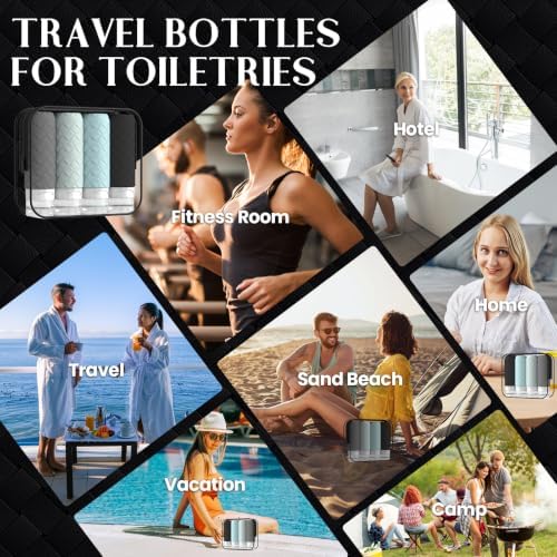 Silevoler Travel Bottles for Toiletries, TSA-Approved Travel Size Container - Image 7
