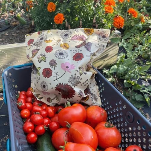 Bee's Wrap Beeswax Produce Bags, 2 Pack - Meadow Magic - Image 7
