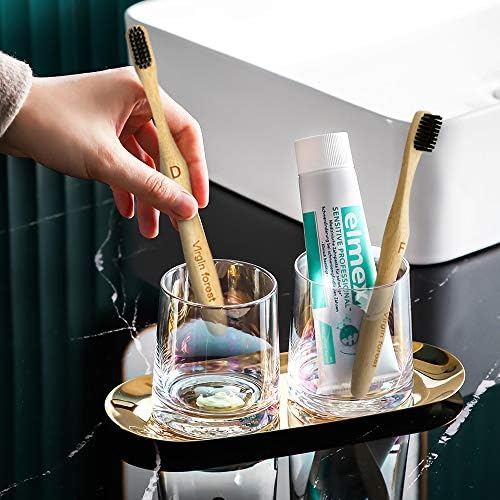 Virgin Forest Bamboo Toothbrushes 6pk, Charcoal Medium Soft BPA Free - Image 6