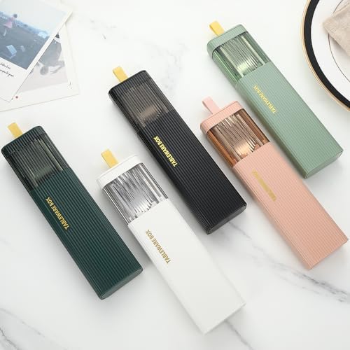 DEVICO Travel Utensils with Case, 4Pcs Korean Chopsticks Fork and Spoon Set - Image 6