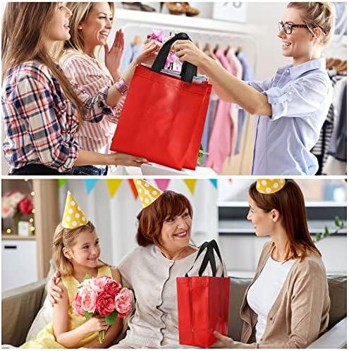 Eccliy 80 Pcs Reusable Gift Bags, Medium, Colorful - Image 6
