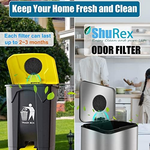 12 Pack Universal Stick-on Trash Can Odor Absorbing Filters Refills - Image 7