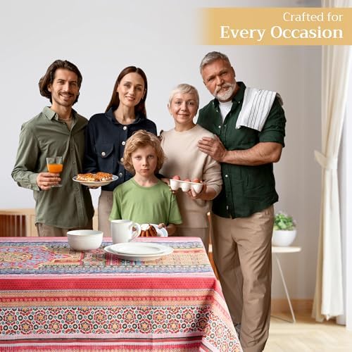Maison d' Hermine Table Cloth Rectangle Table Reusable 100% Cotton 60"x90" - Image 6
