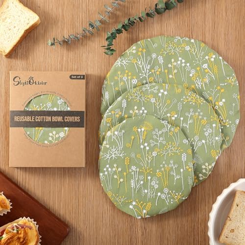 Reusable Bowl Covers for Bread Proofing Baking Linen Cotton Cloth Fabric - Image 6