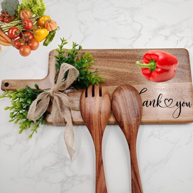 Thank You Gifts for Women, Appreciation Gifts for Women Coworkers Teachers Employees, Wooden Cutting Boards Gift Set, Thank You Ideas Kitchen Utensils Birthday Gifts Mothers Day Gifts for Mom - Image 6