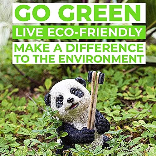 12 Count I Bamboo Toothbrush I Soft Bristles Best for Sensitive Gums I Charcoal I Vegan I Natural Wood I BPA Fee I Recyclable I Compostable I Biodegradable | Environmentally Friendly - Image 7