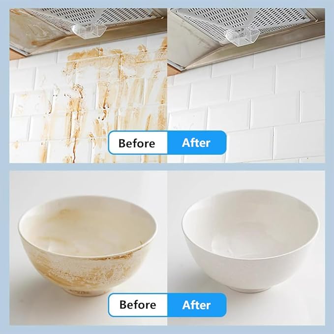 30PCS Sheets White Melamine Cleaning Sponge for Kitchen Shoe Furniture Bathroom Shower Cleaner(30PCS Sheets)