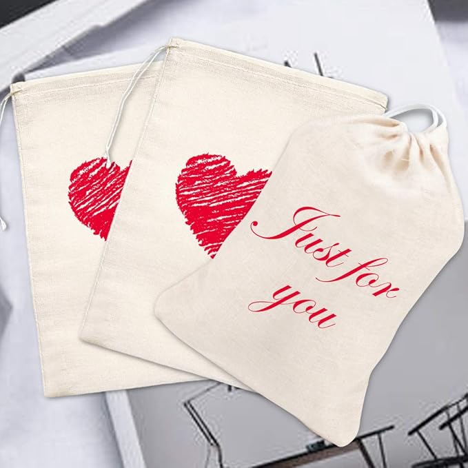 Tayfremn Cotton Drawstring Bags, Reusable Muslin Bag Natural Cotton Bags with Drawstring Produce Bag Bulk Gift Bag Jewelry Pouch for Party Wedding Home Storage, Natural Color (3 by 4 Inches)