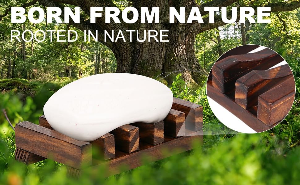 30Pack Wooden Soap Dish for Shower Bulk Soap Holder Savers Wood Draining Tray Case for Bathroom Kitchen Travel Sponge Shampoo Sink,Hand Craft - Image 6