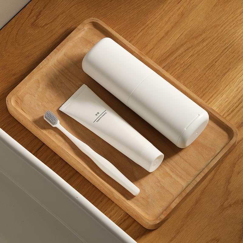 Travel Toothbrush Case Kit: Eco-Friendly, Portable, and Versatile Oral Care Companion, White - Image 5