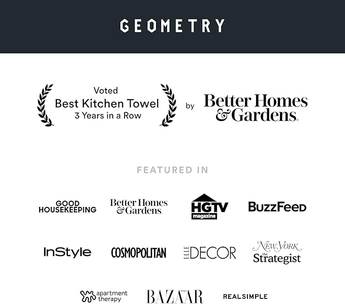GEOMETRY Kitchen Tea Towels - Quick Dry Microfiber Dish Towels for Kitchen Checkmate CA, 18" x 30" 2-Pack