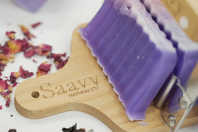Saavy Naturals Natural Soap Bar Plumeria Violet- Plant-Based Ingredients (1LB)