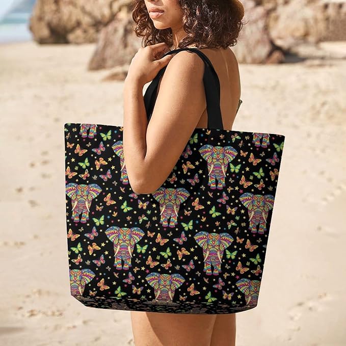 Travel Shopping Grocery Bag Reusable Work Beach Grocery Bags Soft Picnic Bags
