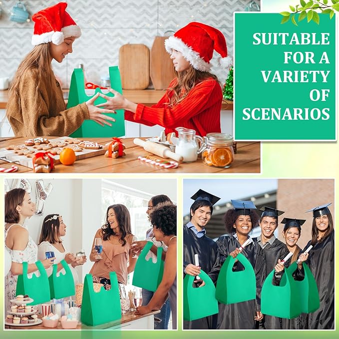 Windyun Reusable Grocery T Shirt Bags Bulk Small Non Woven Shopping Bag 10 x 18 x 5 Inch Foldable Tote with Handle Party Gift