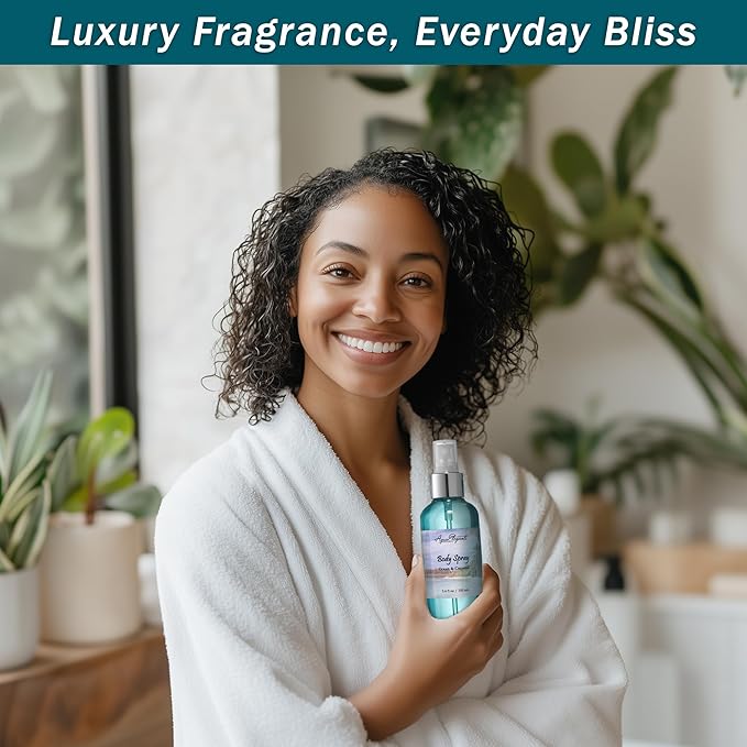 Spa Gift Baskets For Women - Luxury Bath Set With Ocean & Coconut - Spa Kit Includes Body Wash, Bubble Bath, Lotion, Body Butter, Soap, Body Spray, Shower Puff, and Towel