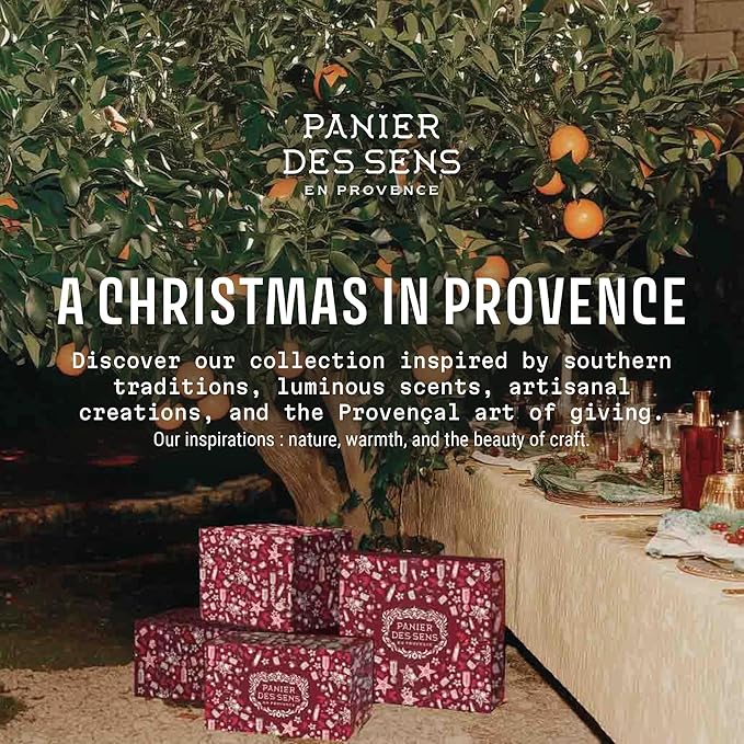 Panier des Sens - Provence Citrus Gift Duo - Hydrating Hand Cream 96% Natural Ingredients & Roll-On Eau de Toilette - Made in France, Vegan, Perfect Holiday Gift - Travel Size 1.7 Fl Oz + 0.3 Fl Oz