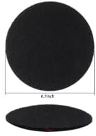 6.7inch Charcoal Filters for Kitchen Compost Bin Pail Replacement Filter Countertop Home Bucket Refill Sets, Made of Activated-Charcoal Material, 5mm in Thickness, 12Pcs - Image 2