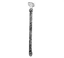 Brushtech Laboratory Glassware Brush (Foam) B55C 16 Inch Length x 7/8 Inch Diameter