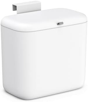 MUEE Hanging Trash Can with Lid for Kitchen, Garbage Can 1.8 Gal/6.8L by MUEE