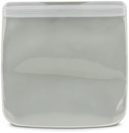 W&P Porter Silicone Reusable Storage Bag, Sandwich (34oz Flat), Sage, Food Storage Container, Microwave and Dishwasher Safe, Easy Cleaning - Image 5