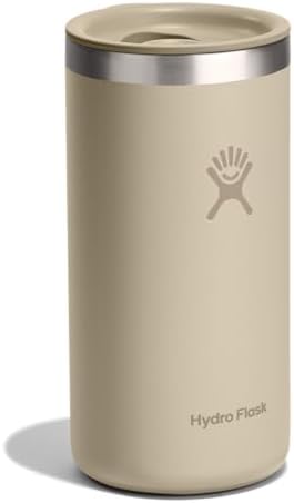 Hydro Flask Travel Coffee Cup – Insulated Stainless Steel, Non-Spill, Leak Proof To-Go Tumbler 16 Oz Oat Tan - Image 2