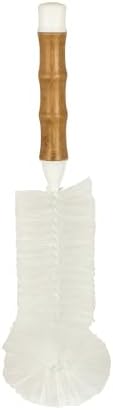 HIC Kitchen Bamboo Water Bottle Brush, Natural Bamboo with Non-Scratch Bristles by HIC