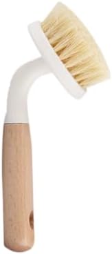 Natural Sisal Dish Brush, Wooden Handle Pan Scrubber for Kitchen by Unknown