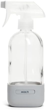 Grove Co. Refillable Glass Spray Bottle for Cleaning, 16 oz, Polished Gray - Image 3