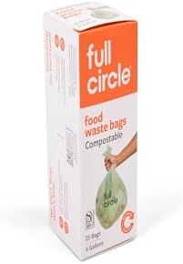 Full Circle Compostable Food Waste Bags 4 Gallon 25ct, Extra Thick - Image 6
