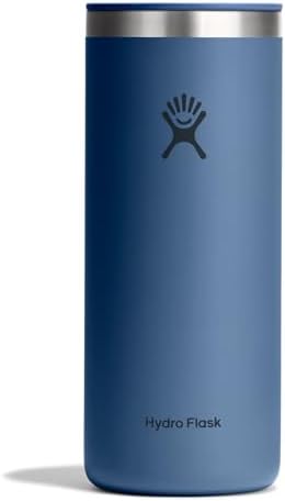 Hydro Flask Travel Coffee Cup – Insulated Stainless Steel, Non-Spill, Leak Proof To-Go Tumbler 20 Oz Harbor Blue by Unknown