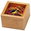 YBM Home Bamboo Drawer Organizer Storage Box for Kitchen Drawer, Junk Drawer, Office, Bedroom, Children Room, Craft, Sewing, and Bathroom 3x3x2 inch - Image 2