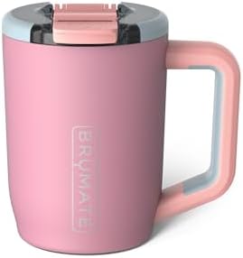 BrüMate Müv - 15oz 100% Leak Proof Insulated Coffee Mug with Handle & Lid - Stainless Steel Coffee Travel Mug - Double Walled Coffee Cup (Eclipse) by Br%C3%BCMate