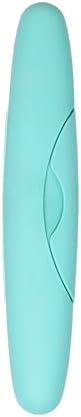 RADIUS Toothbrush Travel Case for Standard Brush, BPA-Free Recycled Plastic, Portable for Bathroom, School, Home, Camping (Mint Green, 8.25H - 1.38W - 1.75L (in)) by RADIUSCorporation