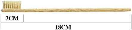 Boar Bristles Natural Bamboo Toothbrush Eco-Friendly Biodegradable Zero Waste Pack of 12 - Image 3