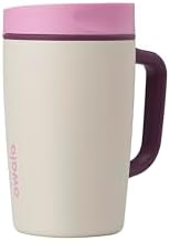 Owala SmoothSip Slider Stainless Steel Insulated Travel Mug with Handle, 100% Leak Proof, For Hot and Cold Drinks, Travel Friendly with Sliding Lock Lid, BPA Free, 12 oz, Daybreak by Unknown