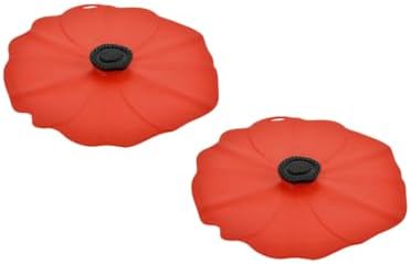 Charles Viancin - Poppy Silicone Lid for Food Storage and Cooking - Airtight Seal on Any Smooth Rim Surface - BPA-Free - Oven, Microwave, Freezer, Stovetop and Dishwasher Safe (Drink Covers) by CharlesViancin