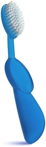RADIUS Toothbrush Original Big Brush, BPA Free and ADA Accepted, Right Hand, Blue Brush and Blue Case - Image 2