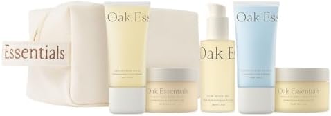 Oak Essentials Travel Body Routine, 5-Piece Body Care Set, Travel Sizes by OakEssentials
