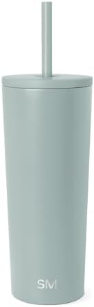 Simple Modern Iced Coffee Tumbler, Insulated | 24oz | Green by Unknown