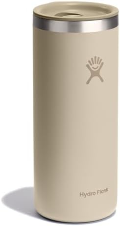 Hydro Flask Travel Coffee Cup – Insulated Stainless Steel, Non-Spill, Leak Proof To-Go Tumbler 20 Oz Oat Tan - Image 2